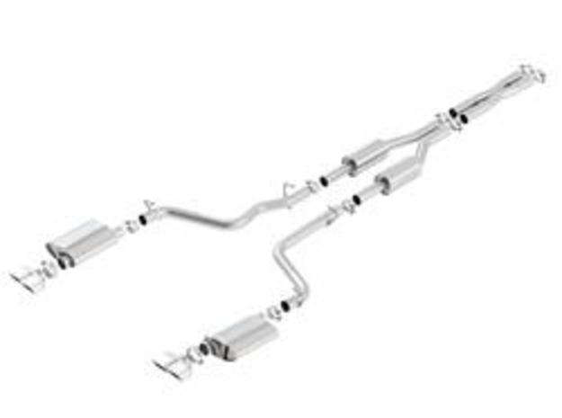 Borla S-Type Cat-Back Exhaust System 08-14 Dodge Challenger 5.7L - Click Image to Close